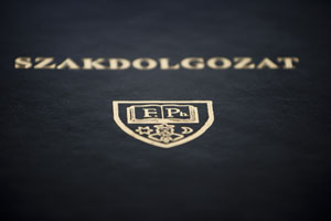 Szakdolgozatkötés